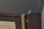 Komoda RTV Capri drewno mango rattan - Item International 8
