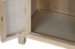 Komoda RTV drewniana Ledger 160 cm bielona 6