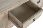 Komoda RTV drewniana Ledger 160 cm bielona 5