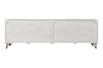 Komoda RTV pod TV Golden Sunset drewniana mango biała - Item International 3