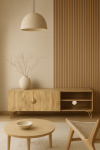 Komoda RTV pod TV Golden Sunset drewniana mango brązowa - Item International 2