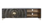 Komoda RTV pod TV Golden Sunset drewniana mango - Item International 1