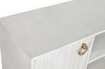 Komoda RTV White Riviera z drewna mango - Item International 4