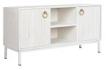 Komoda RTV White Riviera z drewna mango - Item International 1