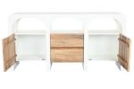 Komoda Santorini wood drewniana biała 160 cm - Item International 10