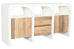 Komoda Santorini wood drewniana biała 160 cm - Item International 8