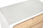 Komoda Santorini wood drewniana biała 4 szuflady - Item International 9