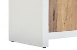 Komoda Santorini wood drewniana witryna biała  11