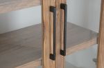Komoda Santorini wood drewniana witryna biała  7