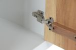 Komoda Santorini wood drewniana witryna biała  11