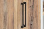 Komoda Santorini wood drewniana witryna biała  8