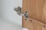 Komoda Santorini wood drewniana witryna biała  8