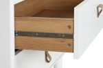 Komoda Simply skandynawska biała z szufladami  - Item International 5