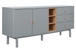 Komoda Simply skandynawska szara 180 cm - Item International 2