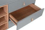 Komoda Simply skandynawska szara 180 cm - Item International 6