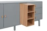 Komoda Simply skandynawska szara 180 cm - Item International 4