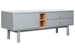 Komoda Simply skandynawska szara RTV pod TV - Item International 2