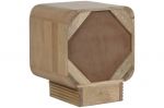 Komoda Space szafka nocna rattan drewniana - Item International 3