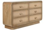 Komoda Space z szufladami rattan drewniana - Item International 2