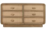 Komoda Space z szufladami rattan drewniana - Item International 1