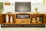 Komoda Stolik RTV pod TV Infinity Home mango  - Invicta Interior 5