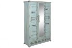 Komoda szafa garderoba Container niebieska - Item International 2