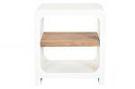 Komoda szafka nocna Santorini wood drewniana biała - Item International 2