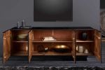 Komoda szafka wisząca RTV pod TV Golden Sunset drewniana mango 180 cm - Invicta Interior 8