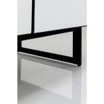 Komoda szklana Soran czarna 160 cm  - Kare Design 13