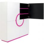Komoda Tresor white pink Karim Rashid x KARE Design - Kare Design 7