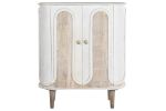 Komoda Wave biała z drewna 90 cm - Item International 1