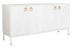 Komoda White Riviera z drewna mango - Item International 1