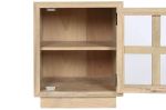 Komoda witryna drewniana Cristal z drewna mango szafka nocna  - Item International 3