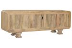 Komoda witryna Valencia RTV z drewna mango 175 cm - Item International 3