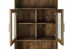 Komoda witryna Wood Craft drewno z recyklingu  - Item International 3