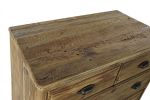 Komoda Wood Craft drewno z recyklingu 5 szuflad 4