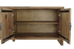 Komoda Wood Craft drewno z recyklingu RTV pod TV 240 cm  6