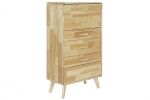 Komoda z drewna kauczukowego 6 szuflad - Item International 2