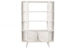 Komoda z półkami Lunaro drewno mango white 1