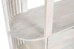 Komoda z półkami Lunaro drewno mango white 9