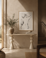 Konsola Aeris white creme - Item International 5