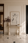 Konsola Aeris white creme - Item International 6