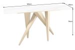 Konsola Art Living 140 cm biały marmur - Invicta Interior 11