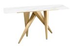 Konsola Art Living 140 cm biały marmur - Invicta Interior 2