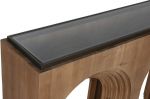 Konsola drewniana Arco z łukami 122 cm 5