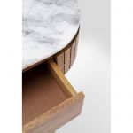 Konsola drewniana Grace z marmurowym blatem 100x76 cm - Kare Design 11