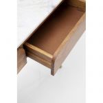 Konsola drewniana Grace z marmurowym blatem 100x76 cm - Kare Design 10