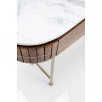 Konsola drewniana Grace z marmurowym blatem 100x76 cm - Kare Design 8