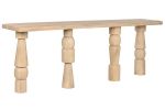 Konsola drewniana Work of Art Japandi 216 cm - Item International 2