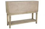 Konsola drewniana z szufladami 140 cm 2